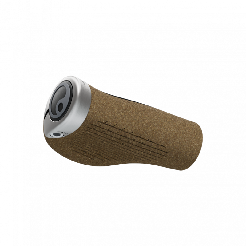 Ergon GP1 Evo Biokork Twistshift Grips Brown/Black for Nexus/Rohloff-2